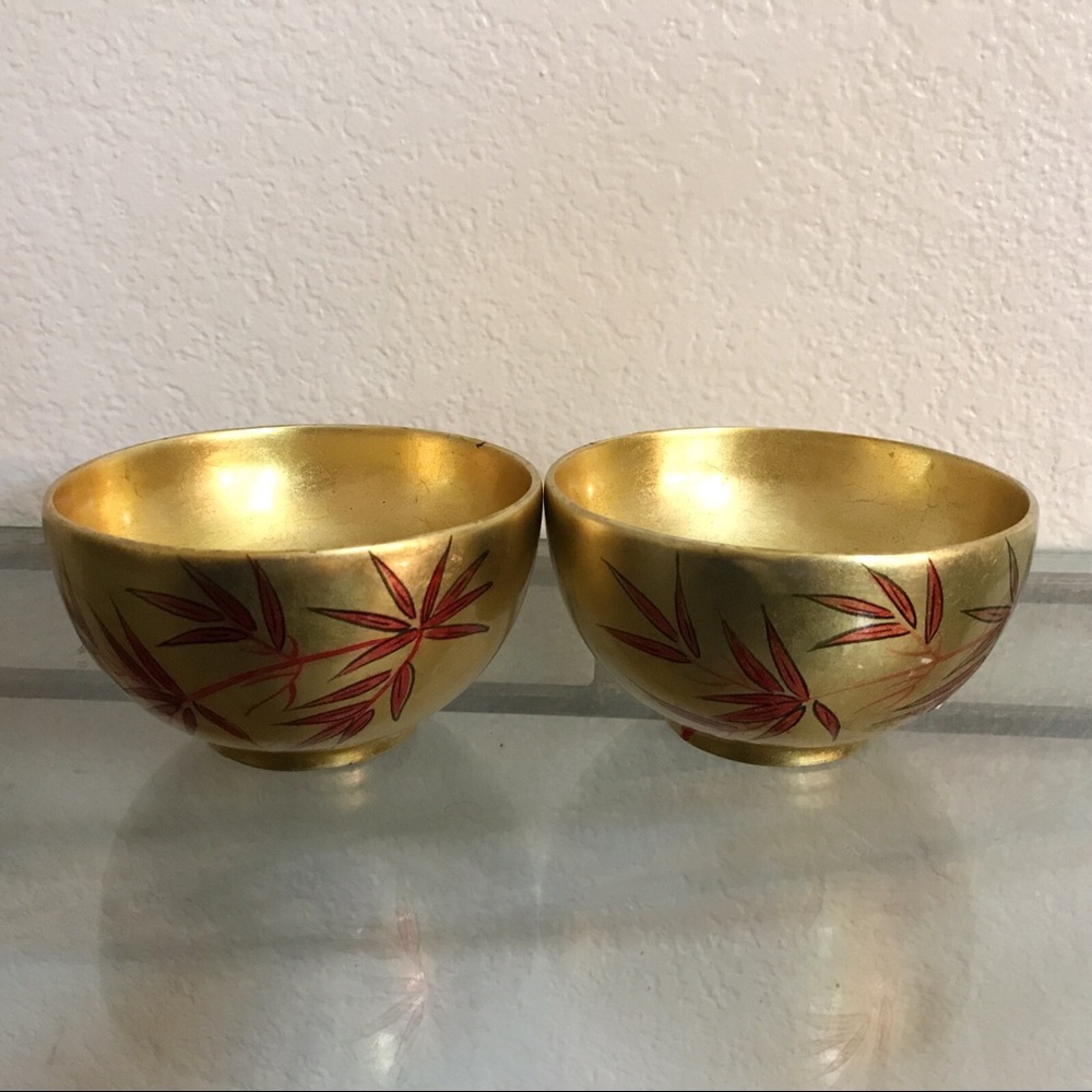 Golden decorative plate set 💛 - Picture 5 of 6